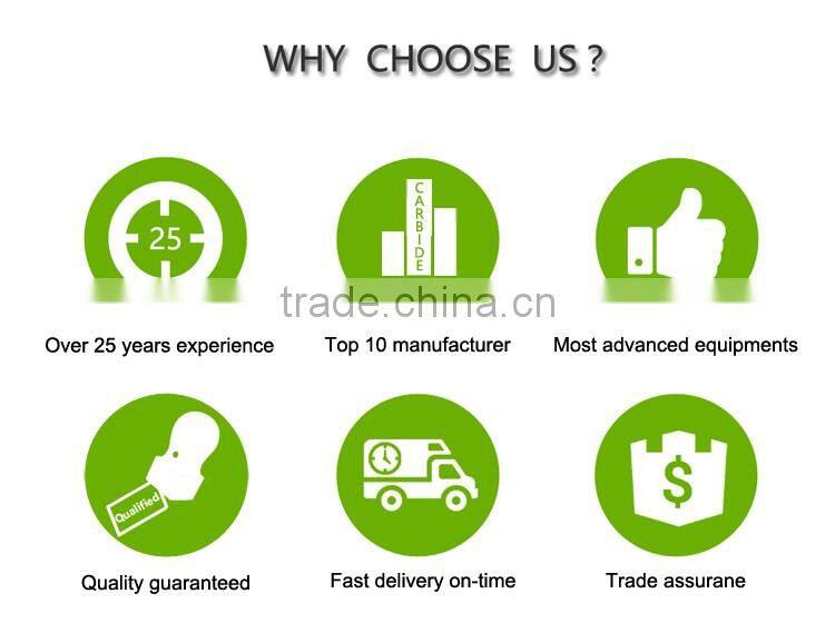 tungsten carbide inserts for jaw tools in machine