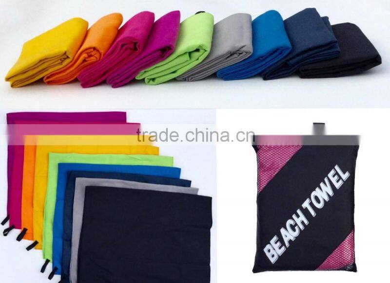 Wholesale promotional cheap microfiber beach towel