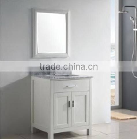 Laundry Modern Floor Mounted Solid Wood Bathroom Cabinet