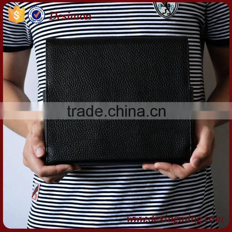 2015 Magnetic pu leather portfolio bags for the office usage as a gift