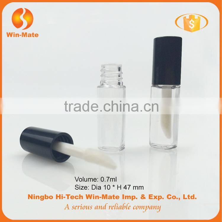 wholesale round empty flat 47*10mm Mini Lip Gloss Bottle