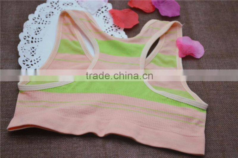 Sexy Seamless Sport Yoga Crop top young Children's Underwear