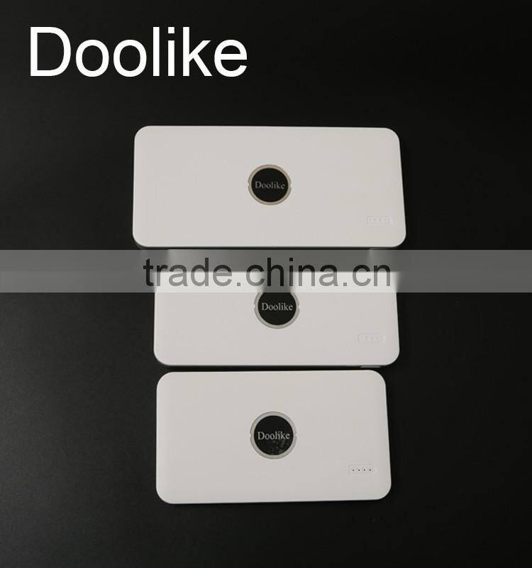 2016 Doolike Newest OEM/ODM Portable Mobile Power Bank For Phone 4000mA/6000mA/8000mA