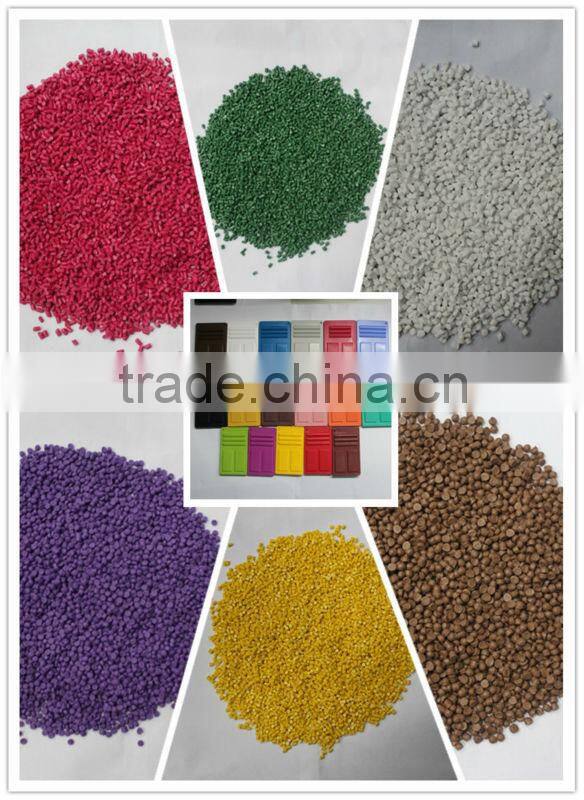 70'C Cold-resistant pvc pellets for Germany cable and wire sheath blue color