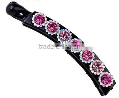 electrical banana clip hair accessory hair ornaments with crystla