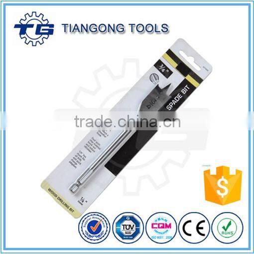 TG High Carbon Steel Durable Flat Wood Drill Bit