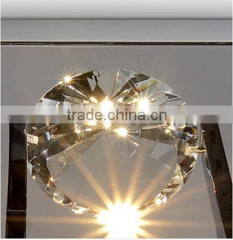 Luxury Hanging Lamp with Stainless steel+ Crystal Pendant Light