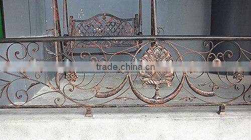 Top-selling classical wrought iron balcony grill designs