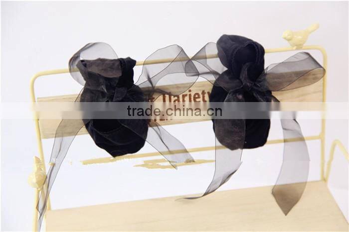 fashion trendy black sexy fuzzy socks