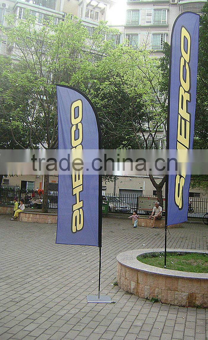 Wholesale Custom Design Large Advertising Beach Flag Banner