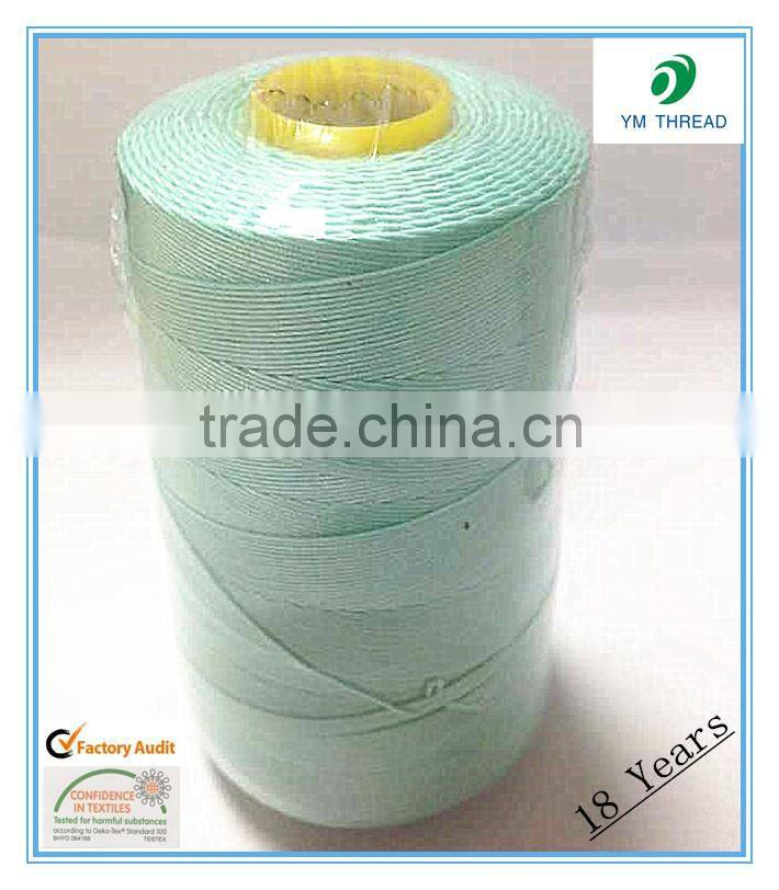 100 Polyester Bag Closing Sewing Thread 20/6