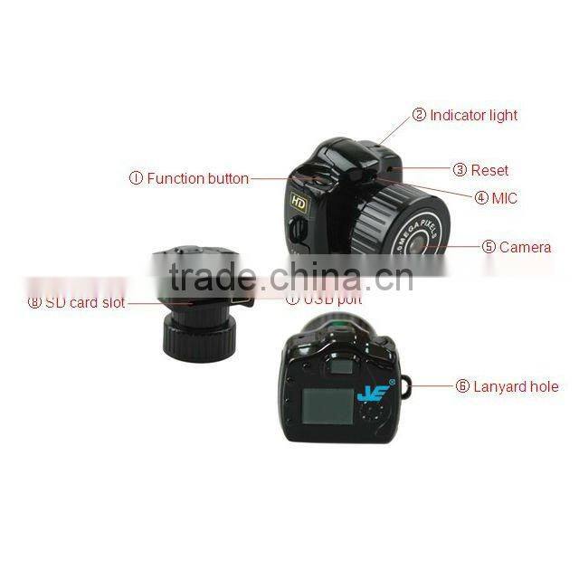Smallest video camera, mini dv camcorder 4GB JVE-3336