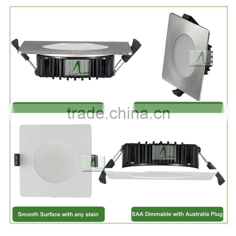 2014 hot new 100mm cutout square led downlight (DL50-20W-1700lm) & dongguan led downlight & dimmable led downlight