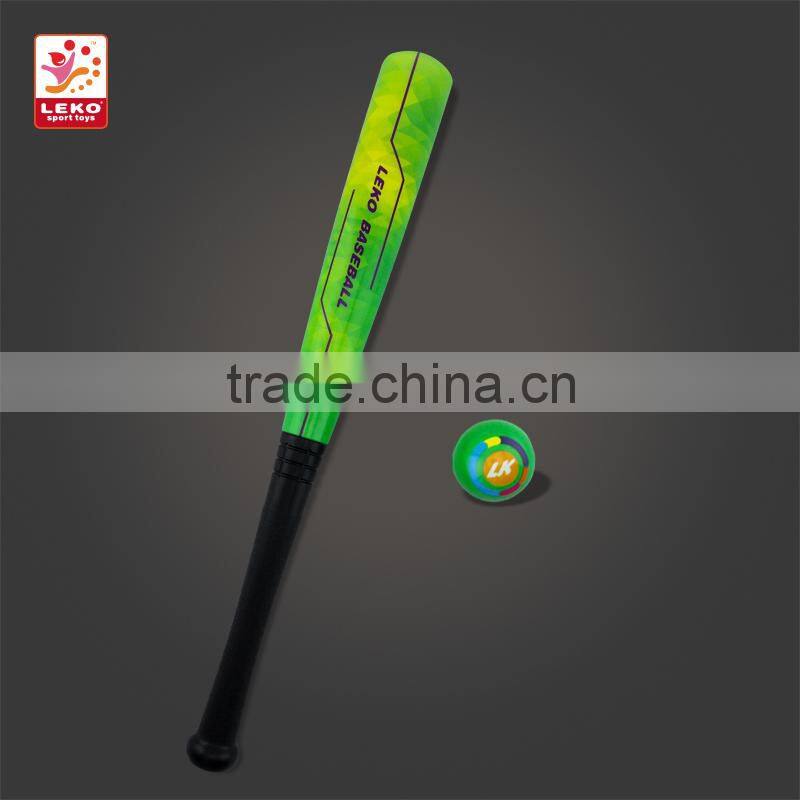 2016 popular design toy foam baseball bat size 22" with 2.5" baseball