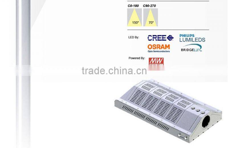 100-140lm/W, Meanwell Driver, 160W LED Residential Street Lights, Lens Kit for Different Beam Angle, CE Rohs Approved