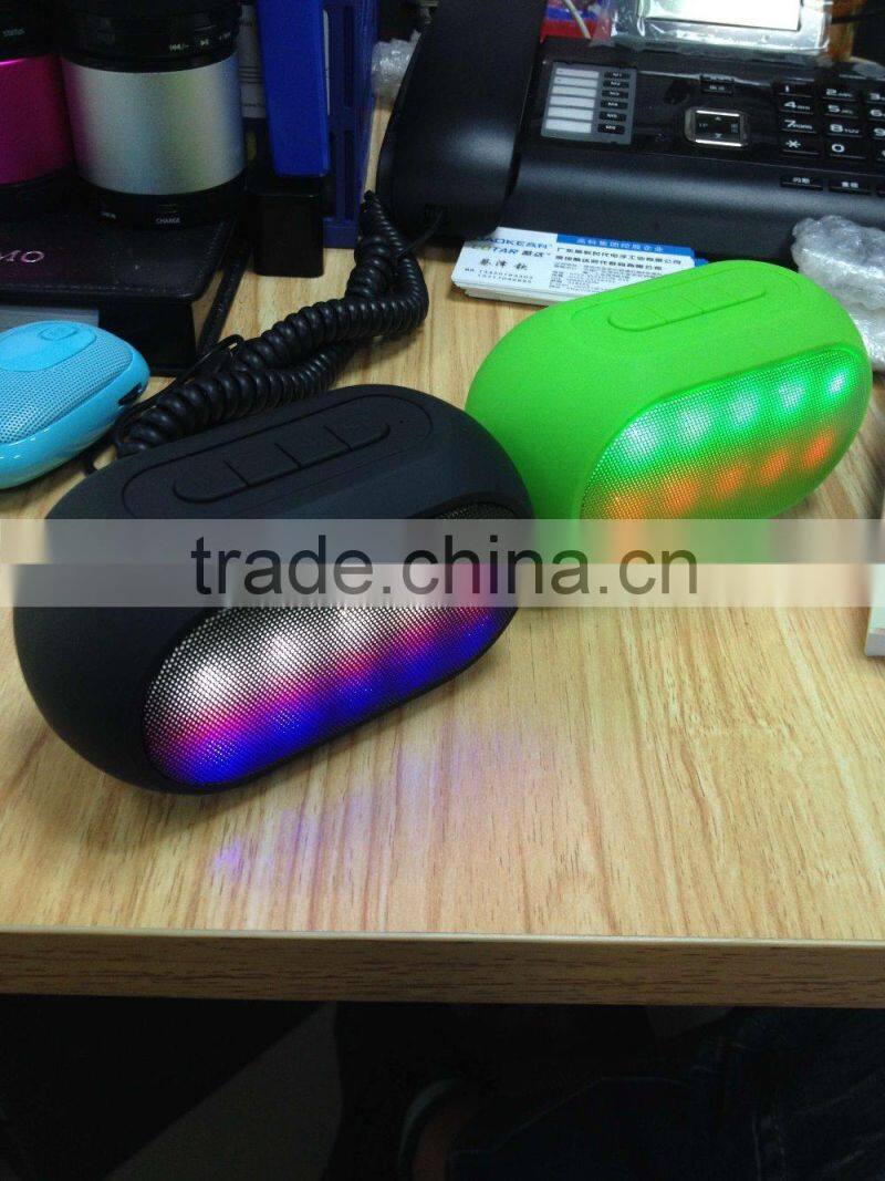 China Manufacture Wireless Bluetooth Lighted Speaker, Wireless Bluetooth Speaker With Microphone