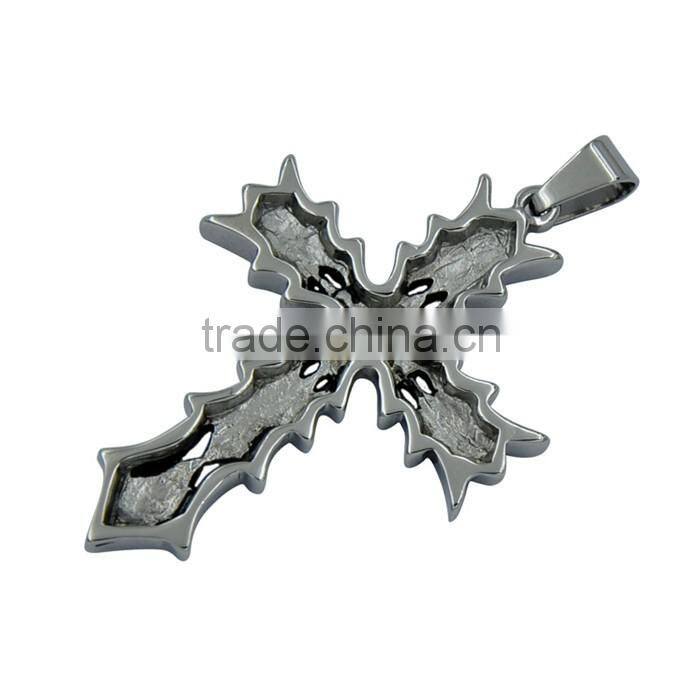 Fancy jewelry wholesale JCN0325 unisex stainless steel cross necklace pendant