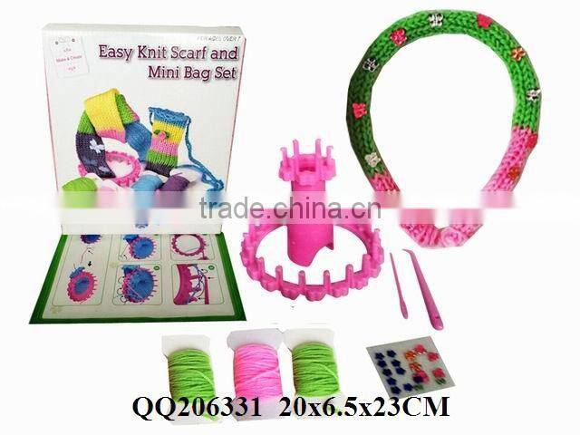 DIY wool knit play set ear muffs