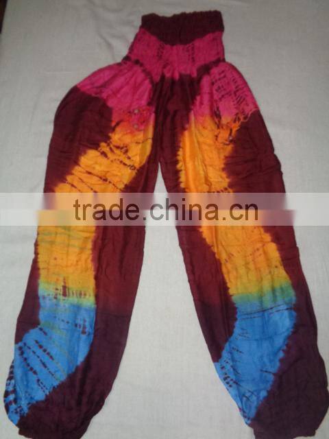 hand tie dye indian harem pants new models