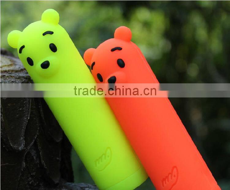 2015 new shenzhen pooh bear power bank waterproof cartoon