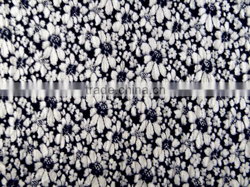 Printed Peached fabric Storage New style modern lace for wedding dress are selling Nylon Spandex Cotton lace fabric