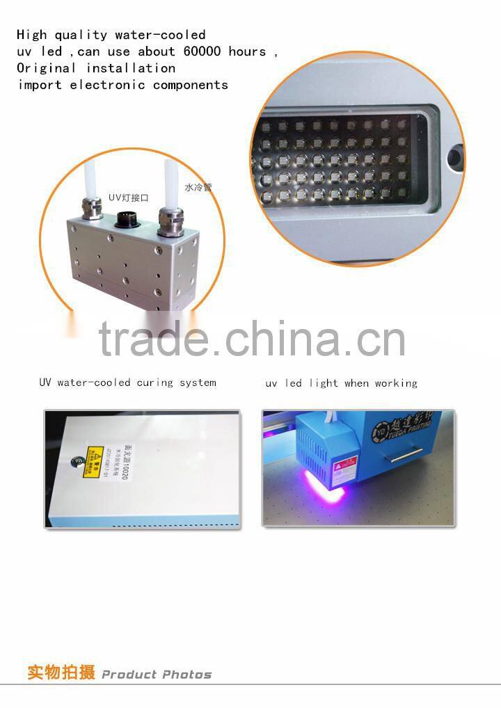 2880*1440 high resolution and speed digital flatbed glass printer