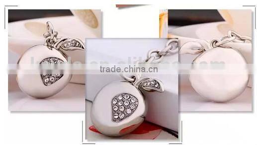 new arrival custom Metal crystal Keychain key ring