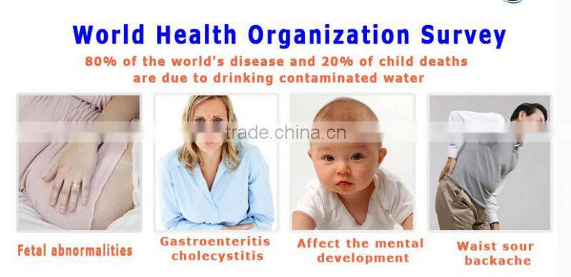 2015 best home non-electric counter top water filter Oem Mineral Water Purifier