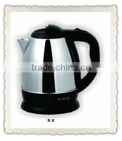 STAINLESS STEEL ELECTRIC TEAPOT KETTLE no plastic