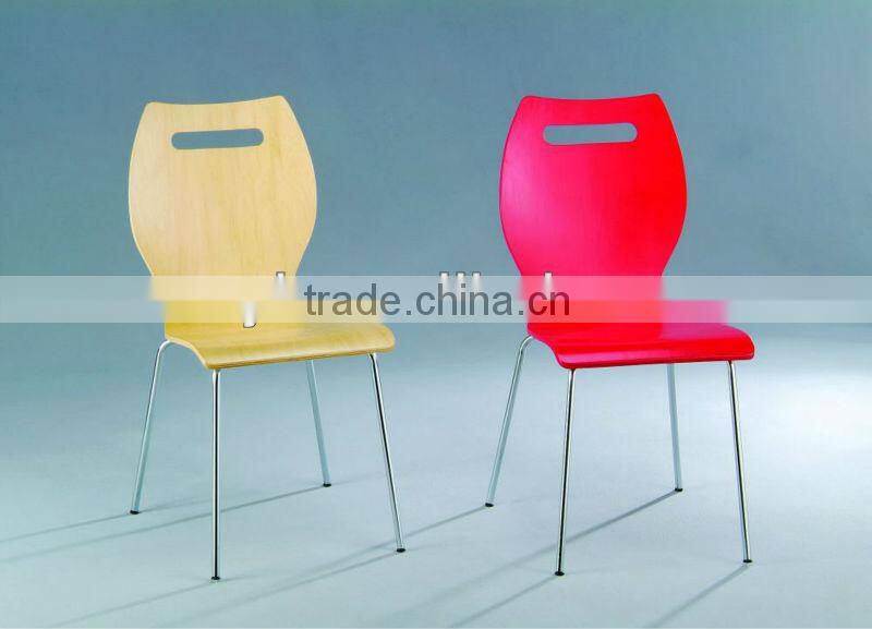 Furniture Metal Tube Bentwood Chair