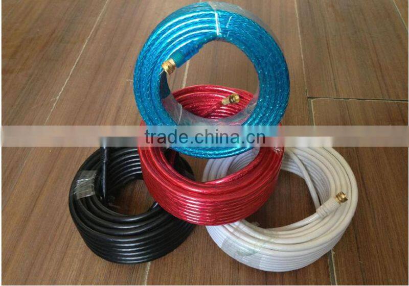 500 Ft White Quad Shield RG6 Digital Coax/Coaxial Satellite HD TV Cable