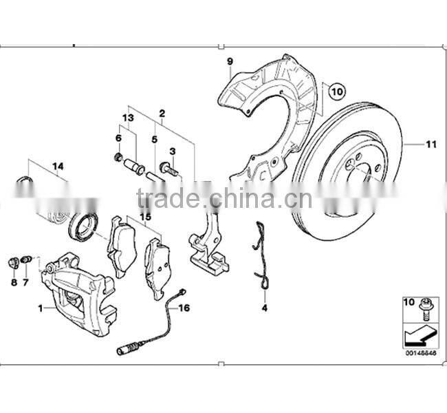 brake lining/brake pad/brake shoe Wholesale custom car
