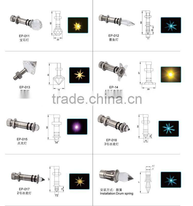 DMX 6W RGB Mixing Color 12V twinkling star effect ceiling kit