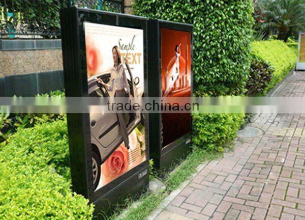 aluminum frame advertising scrolling poster sign