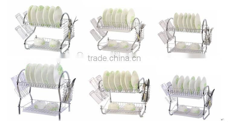 2016 most Popular Kitchenware Dish drainer with removable cup holder and utensil Holder