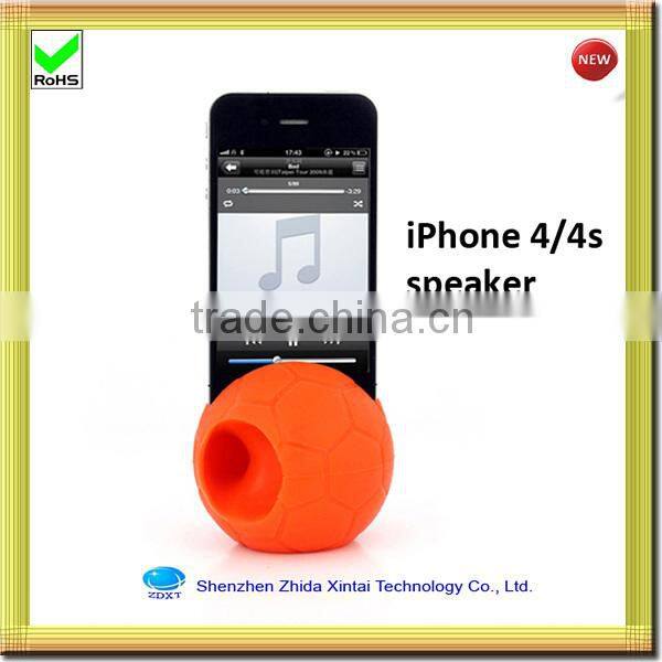 mobile silicone football amplifier speaker