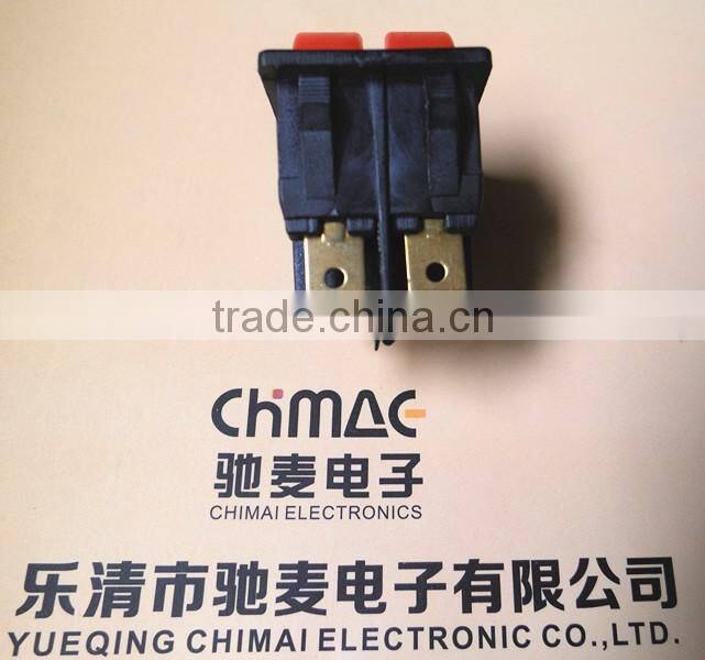 Double pole rocker switch for lamps with copper bridge pushbutton switch manufacturer