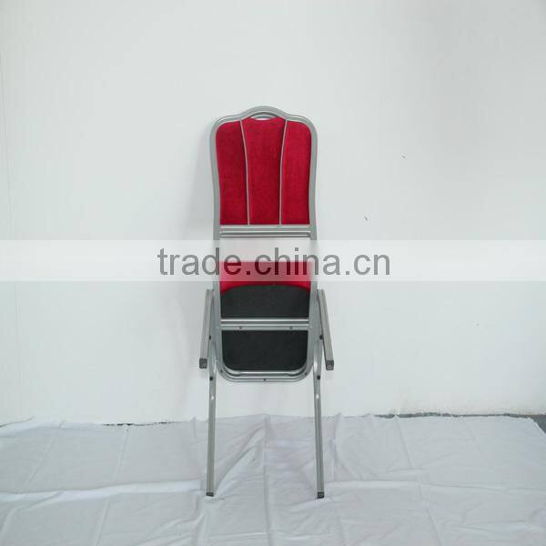 Wholesale reception used stack aluminum hotel banquet chair YC606