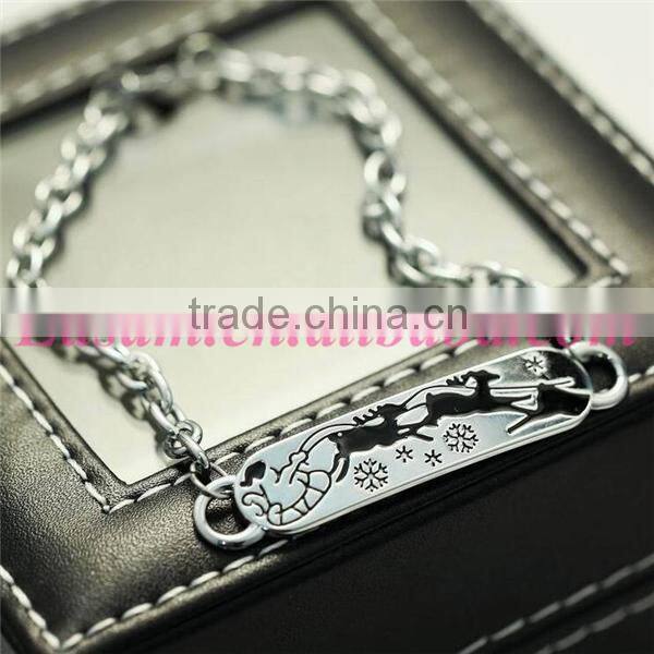 Fashion christmas jewelry cuff bangle bracelet wholesale