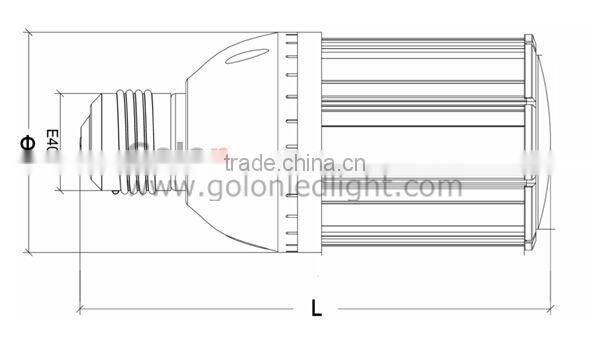 36W E40 led bulb IP64 waterproof e40 led light 45w 54W 27W 36W E40 led corn light