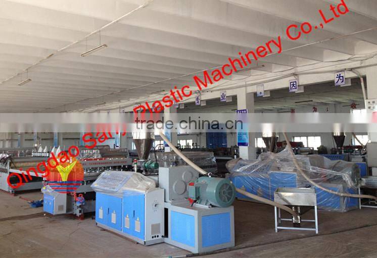 New Material Plastic Formwork Extruder Machine, Recyclable PVC Construction Formwork Machinery