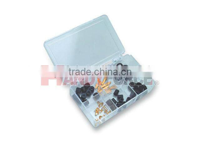 55PCS Charging Adapter Repair Kit, Air Conditional Service Tools of Auto Repair Tools