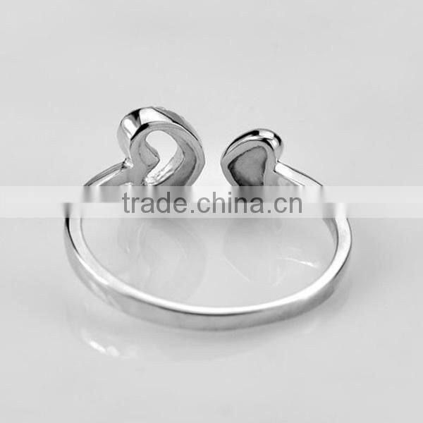 heart diamond solid value 925 silver china cz rings