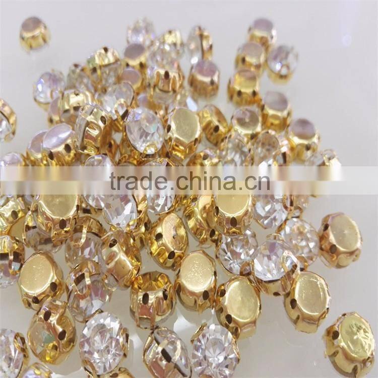 HOT!!!NEW!!!Crystal Rhinestone Claw Cup Chain Trimming By Bag Sew On For Garment,Dress,Shoes,Necklace,Bracelet