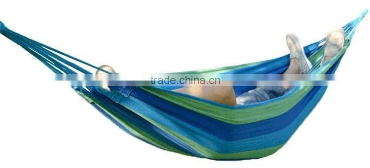 NBWT low MOQ hanging cotton rope camping hammock