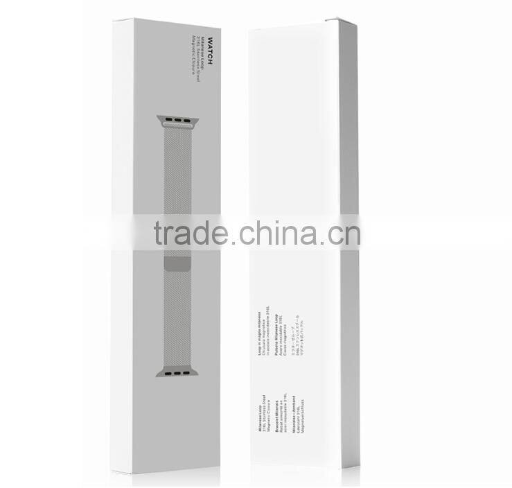 Four Colors Magnetic Closure Milanese Watch Strap Band Milanese Loop for Apple Watch