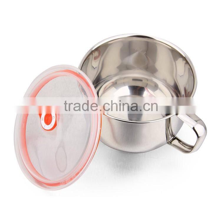 304 stainless steel fast food snack cup & instant noodle bowl