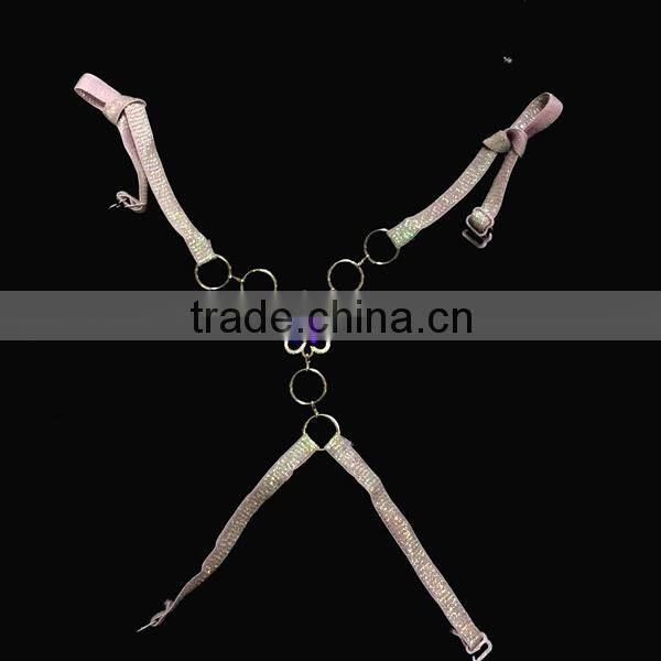 beauty rhinestone back cross bra strap