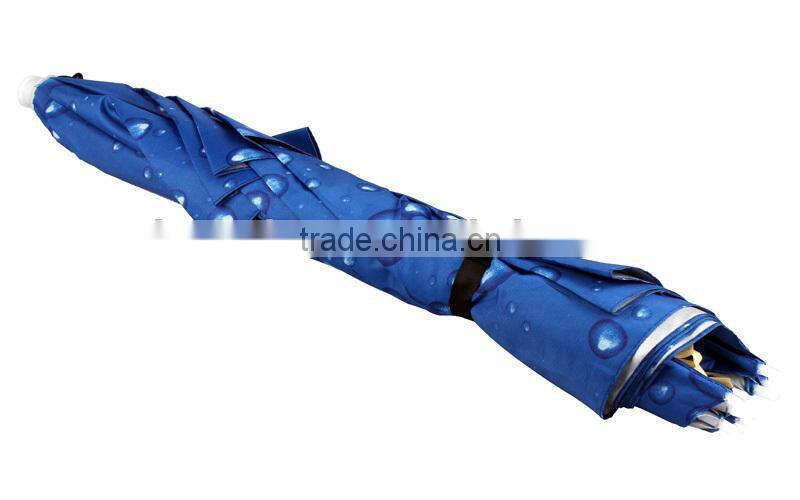 Double windproof umbrella hat fishing