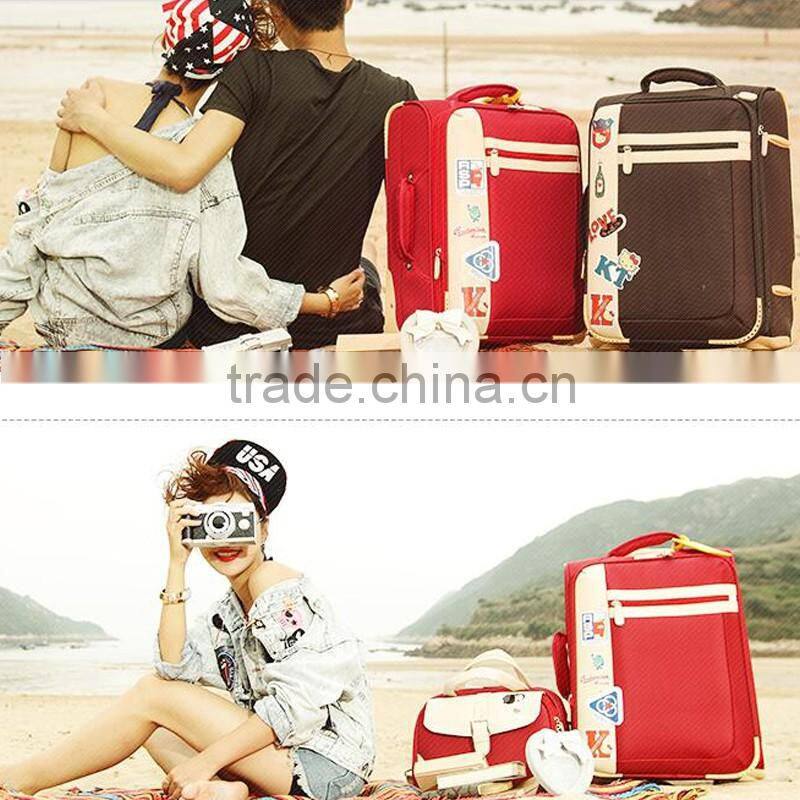 Packaging & Shipping Durable Nylon Fabric Cheap Expandable Superlight Travel Luggage Trolley